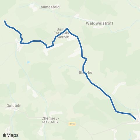 Fluo 57 Monneren / Bouzonville map