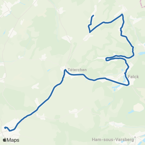Fluo 57 Oberdorff / Boulay-Moselle map