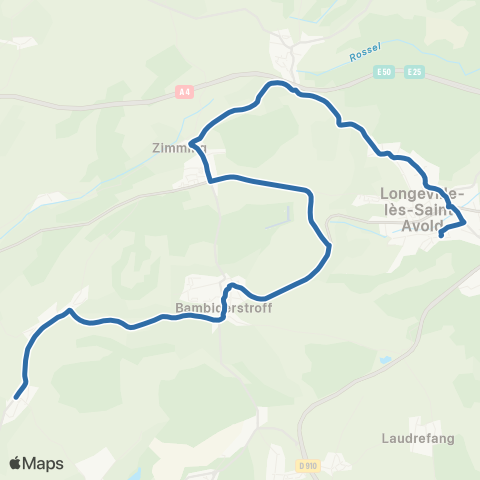 Fluo 57 Haute-Vigneulles / Longeville-les-St-Avold map