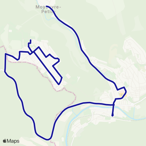 Fluo 57 Moyeuvre-Petite / Moyeuvre-Grande map