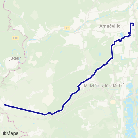 Fluo 57 Ste-Marie-aux-Chênes / Mondelange map