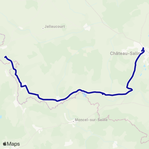 Fluo 57 Aboncourt-sur-Seille / Château-Salins map