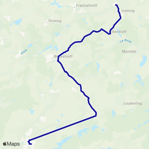 Fluo 57 Nelling / Dieuze map