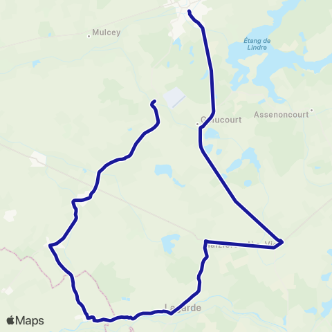 Fluo 57 Gueblange-les-Dieuze / Dieuze map