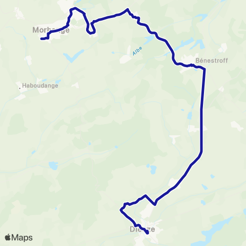 Fluo 57 Morhange / Dieuze map