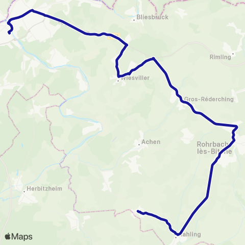 Fluo 57 Schmittviller / Sarreguemines map