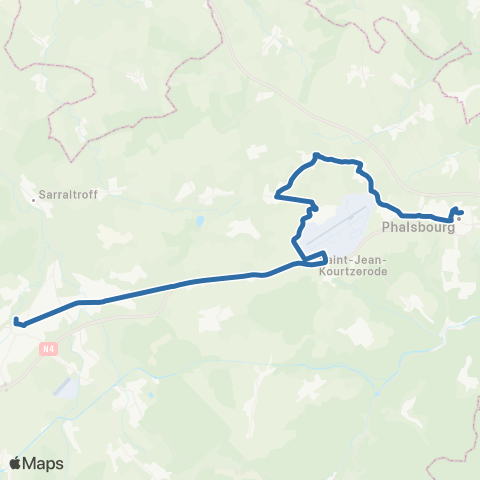 Fluo 57 Dannelbourg / Sarrebourg map