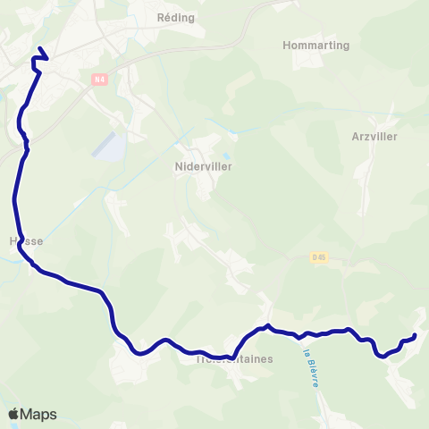 Fluo 57 Hommert / Sarrebourg map