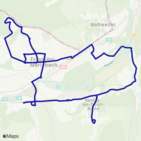 Fluo 57 Freyming-Merlebach map