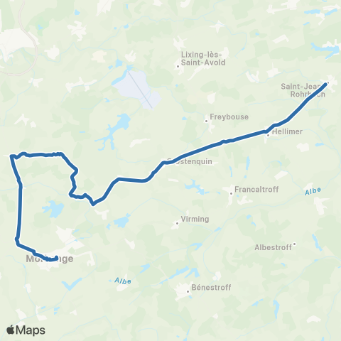 Fluo 57 St-Jean-Rohrbach / Morhange map
