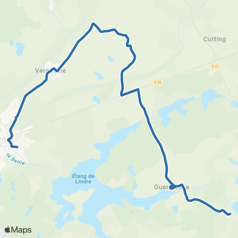 Fluo 57 Desseling / Dieuze map