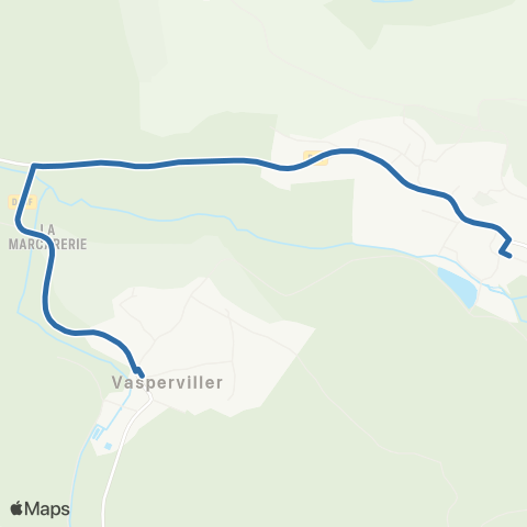 Fluo 57 Vasperviller / Abreschviller map