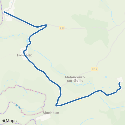 Fluo 57 Jallaucourt / Aulnois-sur-Seille map