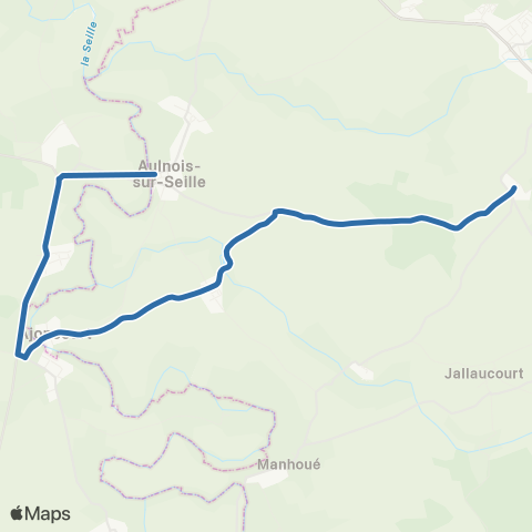 Fluo 57 Lemoncourt / Aulnois-sur-Seille map