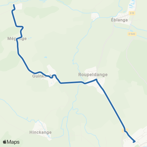 Fluo 57 Megange / Boulay-Moselle map