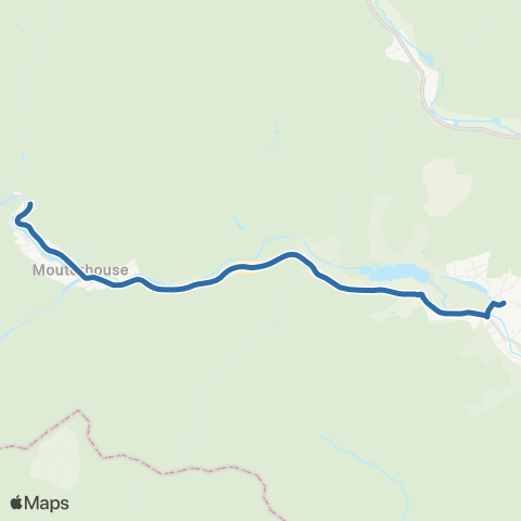 Fluo 57 Mouterhouse / Baerenthal map