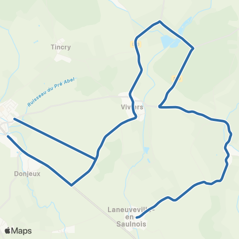 Fluo 57 Laneuveville-en-Saulnois / Delme map