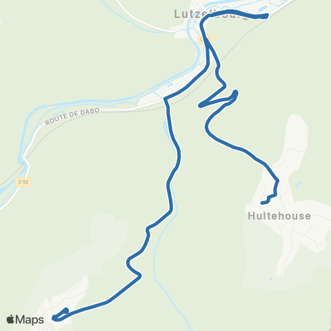 Fluo 57 Garrebourg / Hultehouse map