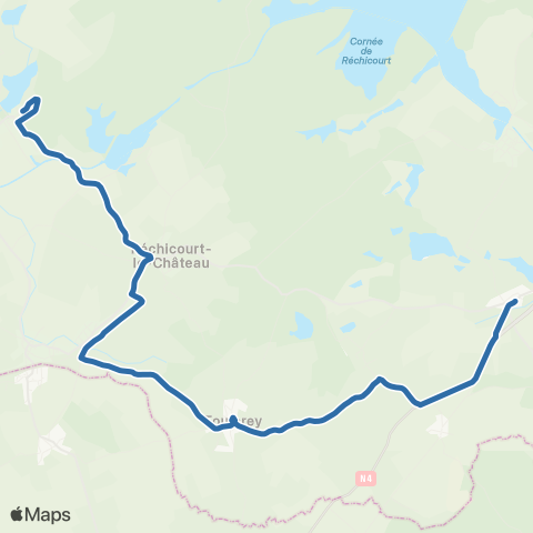 Fluo 57 St-Georges / Moussey map