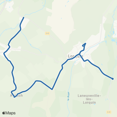 Fluo 57 Neufmoulins / Lorquin map