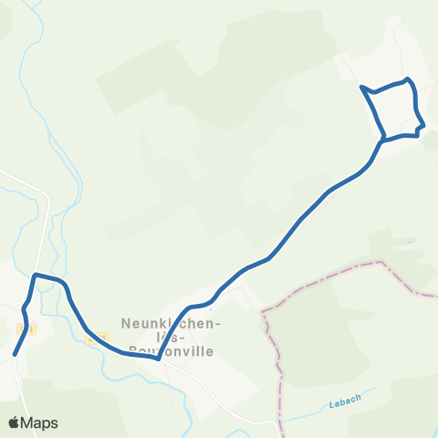 Fluo 57 Schwerdorff / Colmen map