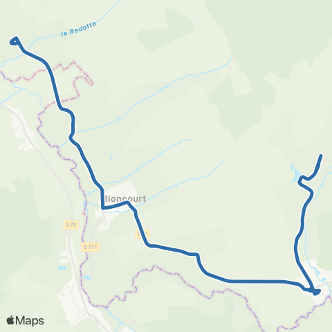 Fluo 57 Gremecey / Aboncourt-Seille / Bioncourt map