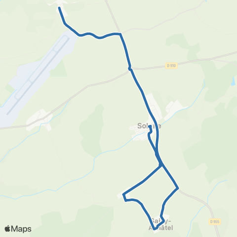 Fluo 57 Liehon / Solgne / Secourt map