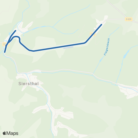 Fluo 57 Siersthal / Reyersviller map