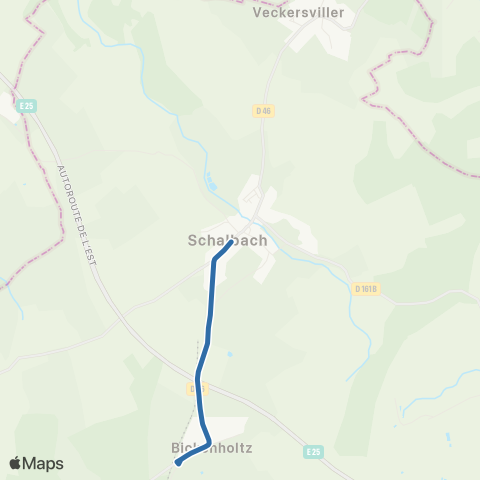 Fluo 57 Bickenholtz / Schalbach map