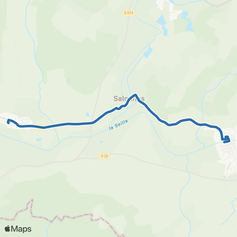 Fluo 57 Chambrey / Vic-sur-Seille map