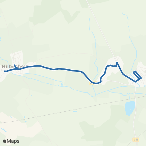 Fluo 57 Lixheim / Hilbesheim map