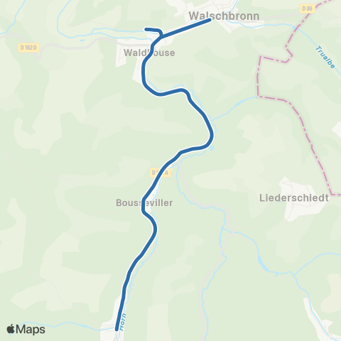 Fluo 57 Hanviller / Waldhouse map