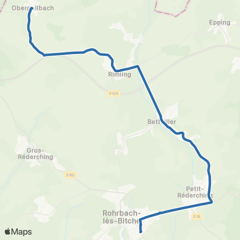 Fluo 57 Obergailbach / Rohrbach-les-Bitche map