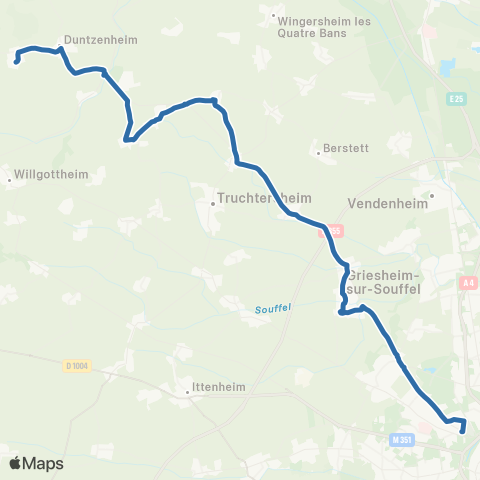 Fluo 67 Saessolsheim - Strasbourg map