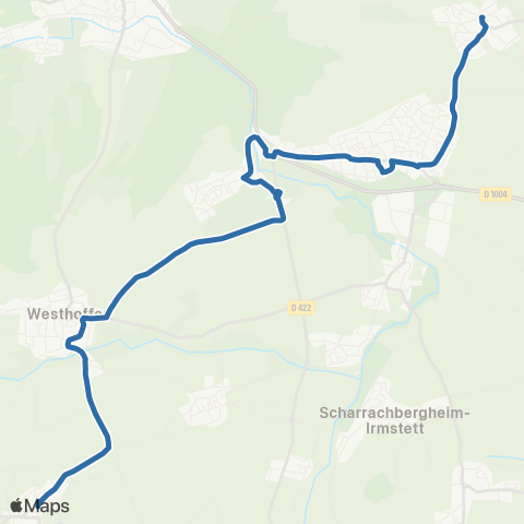 Fluo 67 Westhoffen - Nordheim map