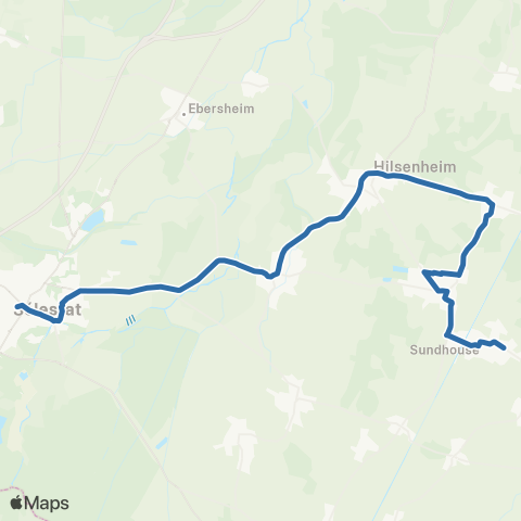Fluo 67 Sundhouse - Sélestat map