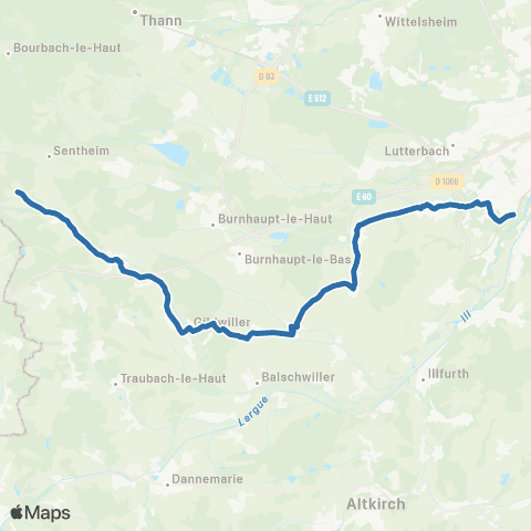 Fluo 68 Le-Haut-Soultzbach / Mulhouse map