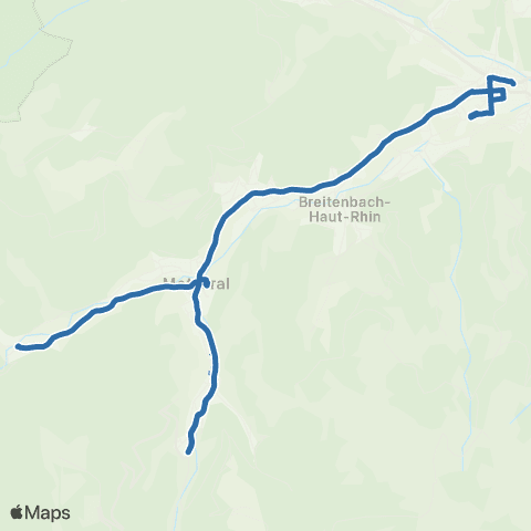 Fluo 68 Sondernach / Metzeral / Munster map