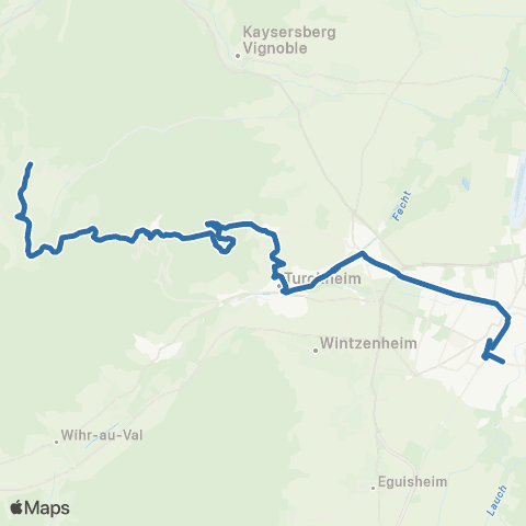 Fluo 68 Labaroche / Colmar map