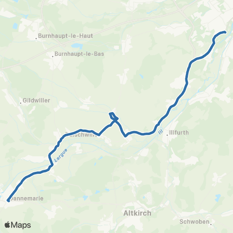 Fluo 68 Dannemarie / Mulhouse map