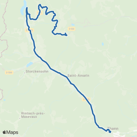 Fluo 68 Mulhouse / Markstein map