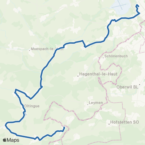 Fluo 68 Biederthal / St-Louis map