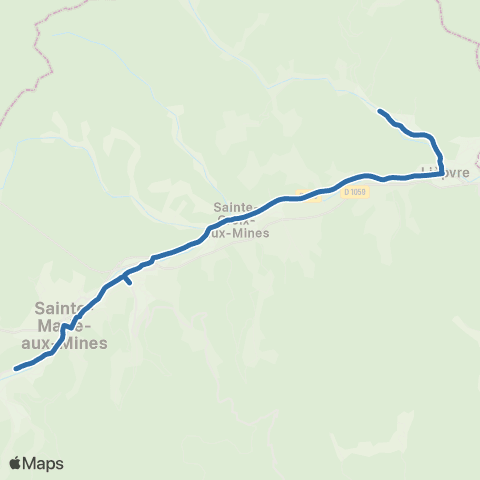 Fluo 68 Rombach / Liepvre / Ste-Marie-aux-Mines map