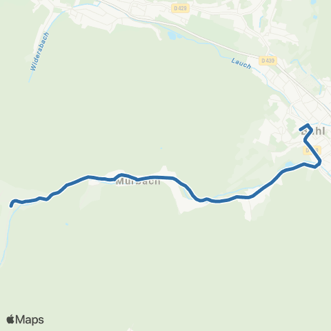 Fluo 68 Murbach / Buhl map