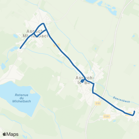 Fluo 68 Petite Doller map