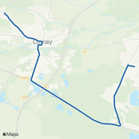 Fluo 68 Wattwiller / Cernay / Wittelsheim map