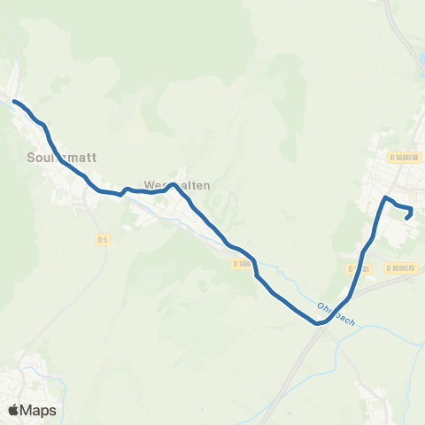 Fluo 68 Soultzmatt / Westhalten / Rouffach map