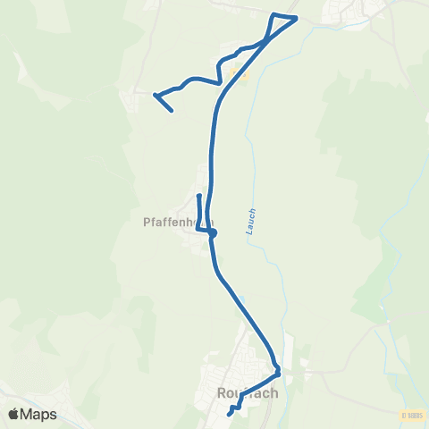Fluo 68 Hattstatt / Rouffach map