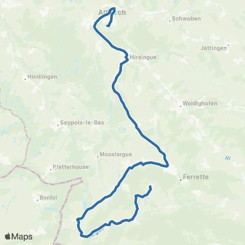 Fluo 68 Bendorf / Durlinsdorf / Altkirch map