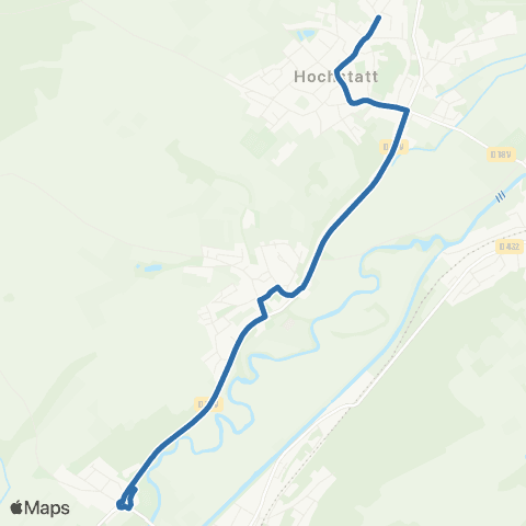 Fluo 68 Hochstatt / Illfurth map